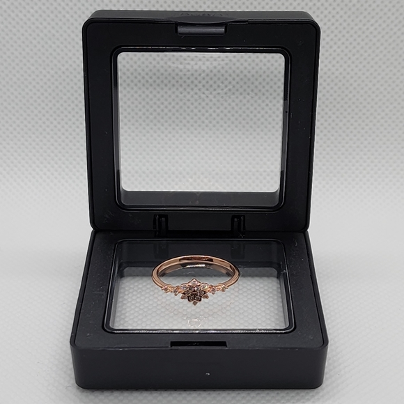 18K Rose Gold Plated 925 Sterling Silver Ring - Picture 7 of 11